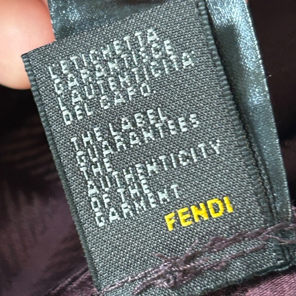 FENDI Monogram Trousers - size 38 - Picture 8 of 10